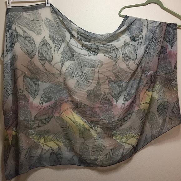 Free People Watercolor Scarf - Picture 2 of 6